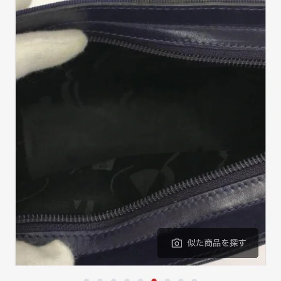 Salvatore Ferragamo Navy blue Cosmetic Case/Clutch - Picture 6 of 11